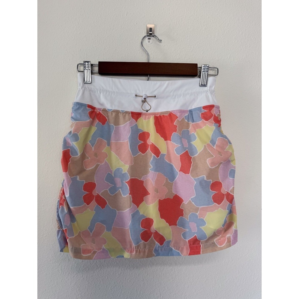 Travis Mathew Floral Print Skort with White Waistband
